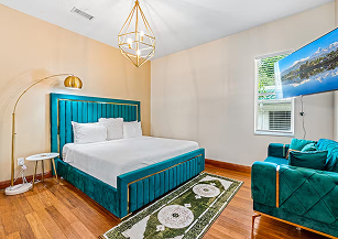 Sunset view from the terrace