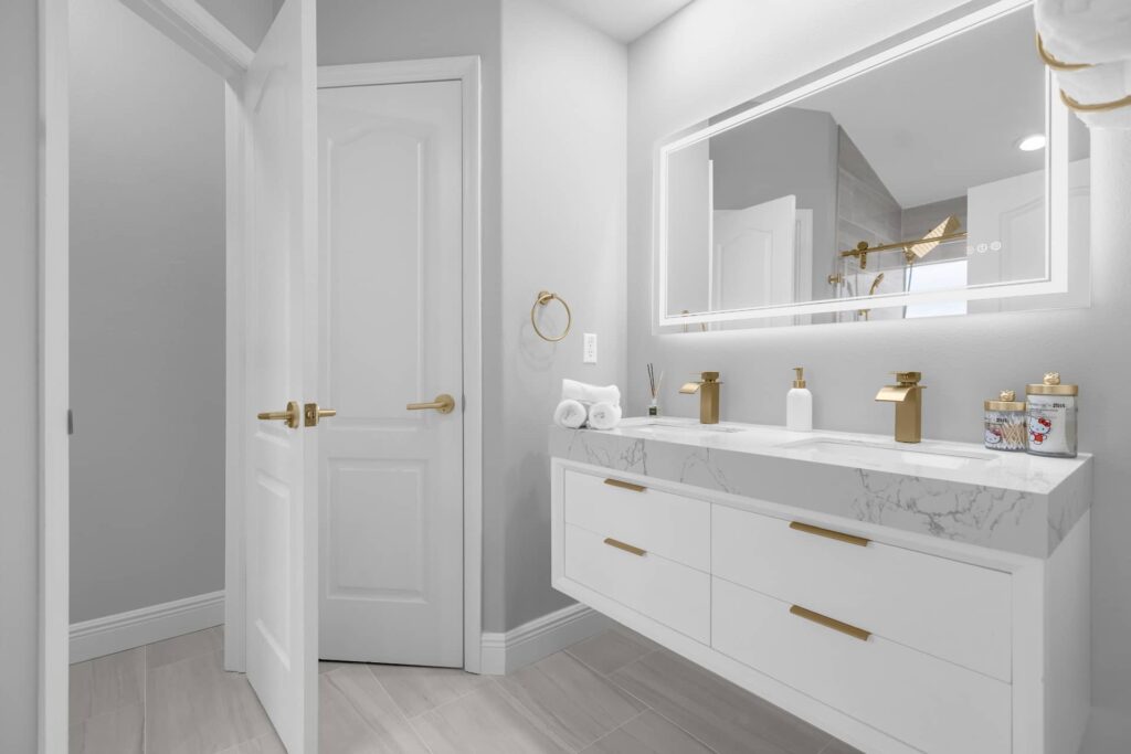 Bathroom after renovation