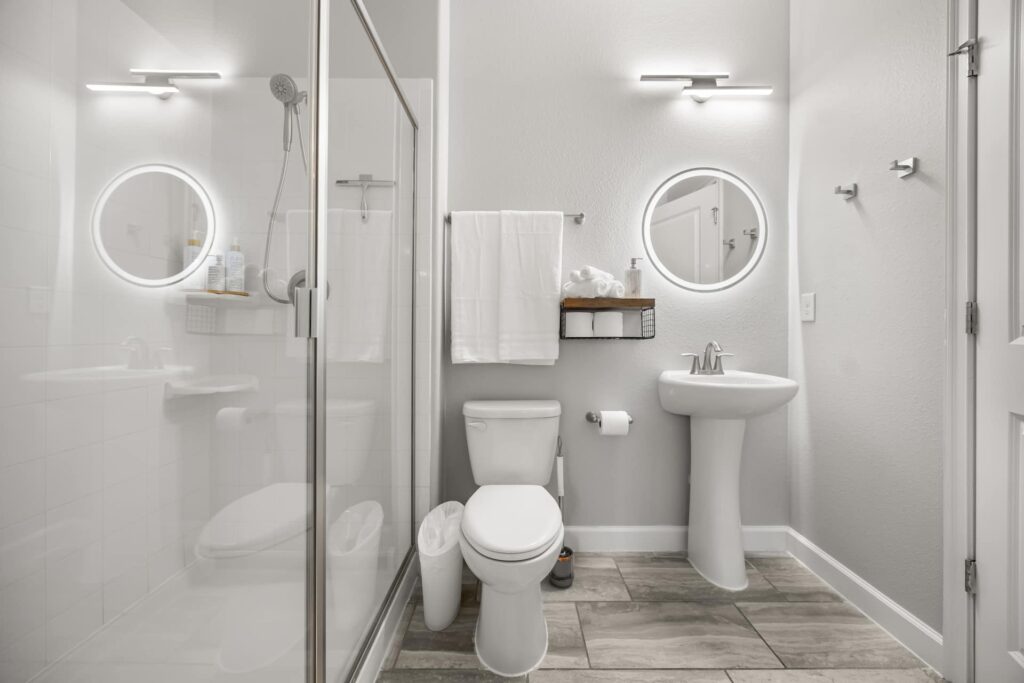 Bathroom after renovation